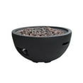 thumbnail image 4 of Modeno Jefferson Fire Bowl - Black Smooth Finish - Glass-Fiber Reinforced Concrete - Natural Gas, 4 of 6