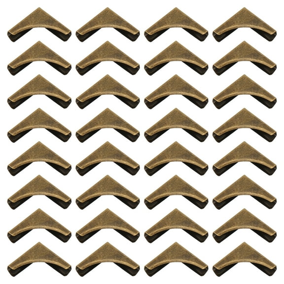 22mm Metal Book Corners, 80pcs Photo Corners Book Corners Protector Metal for Scrapbook Book Binding, Bronze