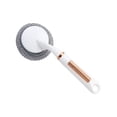 thumbnail image 2 of Stainless Steel Scrubber, Cooking Brush, Long Handle Stainless Steel Dish Scrubber Brush Non-Slip Grip Heavy Duty Metal Brush Rust Resistant Multi-Purpose Cleaning Tool White 1Pcs, 2 of 9