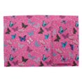 thumbnail image 2 of S4Sassy Pink Artistic Butterfly Printed Dining Room Reversible Tablemats With Napkins set, 2 of 3