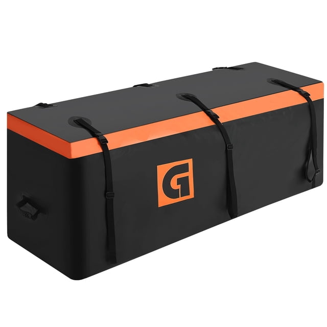Sac de Transport de Cargaison Étanche et Robuste pour Auto, Camion, VUS, Fourgonnette – Très Grande Capacité, Sangles Renforcées, Fermeture Éclair Résistante aux Intempéries – Convient aux Paniers d'Attelage, 21 Pieds Cubes