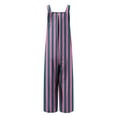 thumbnail image 6 of Rutainlusire Women's Striped Jumpsuits with Pockets Sleeveless Loose Fit Fashion Wide Leg Trousers, 6 of 7