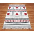 thumbnail image 5 of Casavani Cotton Moroccan Red Area Rugs 5'x7' Area Rugs for Living Room & Dining Room, 5 of 6