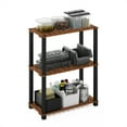 thumbnail image 4 of Furinno Pangkor 3-Tier Turn-N-Tube Indoor Outdoor Plant Shelf Wood Stand with Square Poles, Natural/Black, 4 of 6