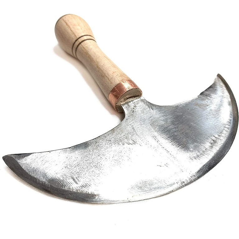 Round Leather Knife. Doubled Edged, Rounded Knife for Leather