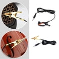 thumbnail image 4 of Pastilla Universal con Clip de Cable de 3,5 Mm para Violín Erhu Negro Sunnimix Clip de recogida de guitarra, 4 of 8