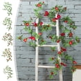 thumbnail image 1 of Guirnaldas artificiales de flor de margarita | Colgante decorativo de techo retorcido de 72,8 pulgadas | Decoración de plástico para el hogar, naranja, blanco, rosa, azul rojo | Floral realista, 66, 1 of 6
