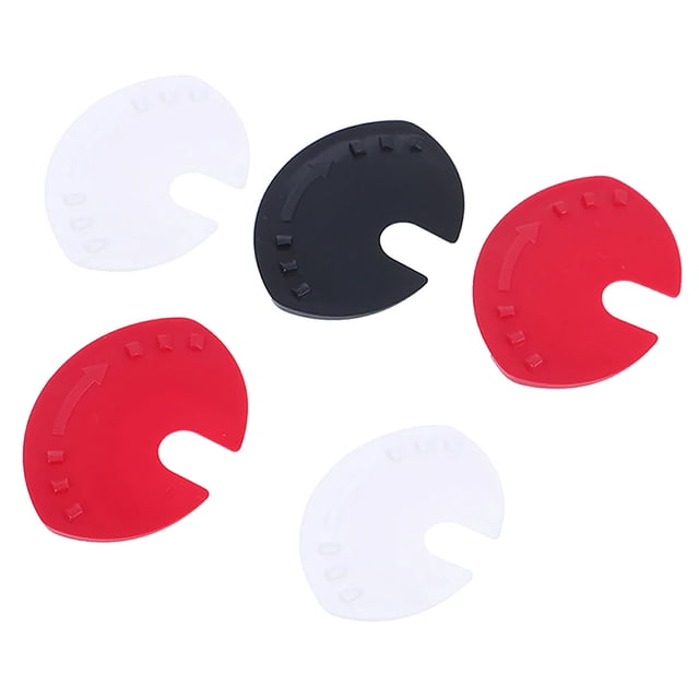 Matsuzay Tapa de lata de refrescos, sellador extraíble a prueba de polvo, Protector para interiores y exteriores Cocina y Comedor Rojo Blanco Negro 5Stk