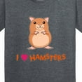 thumbnail image 4 of Inktastic I Love Hamsters Youth T-Shirt, 4 of 5