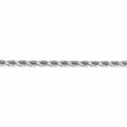 thumbnail image 3 of 14K White Gold 4.5mm D/C Rope With Lobster Clasp Chain (20 X 4.5) Made In Peru 035w-20, 3 of 5