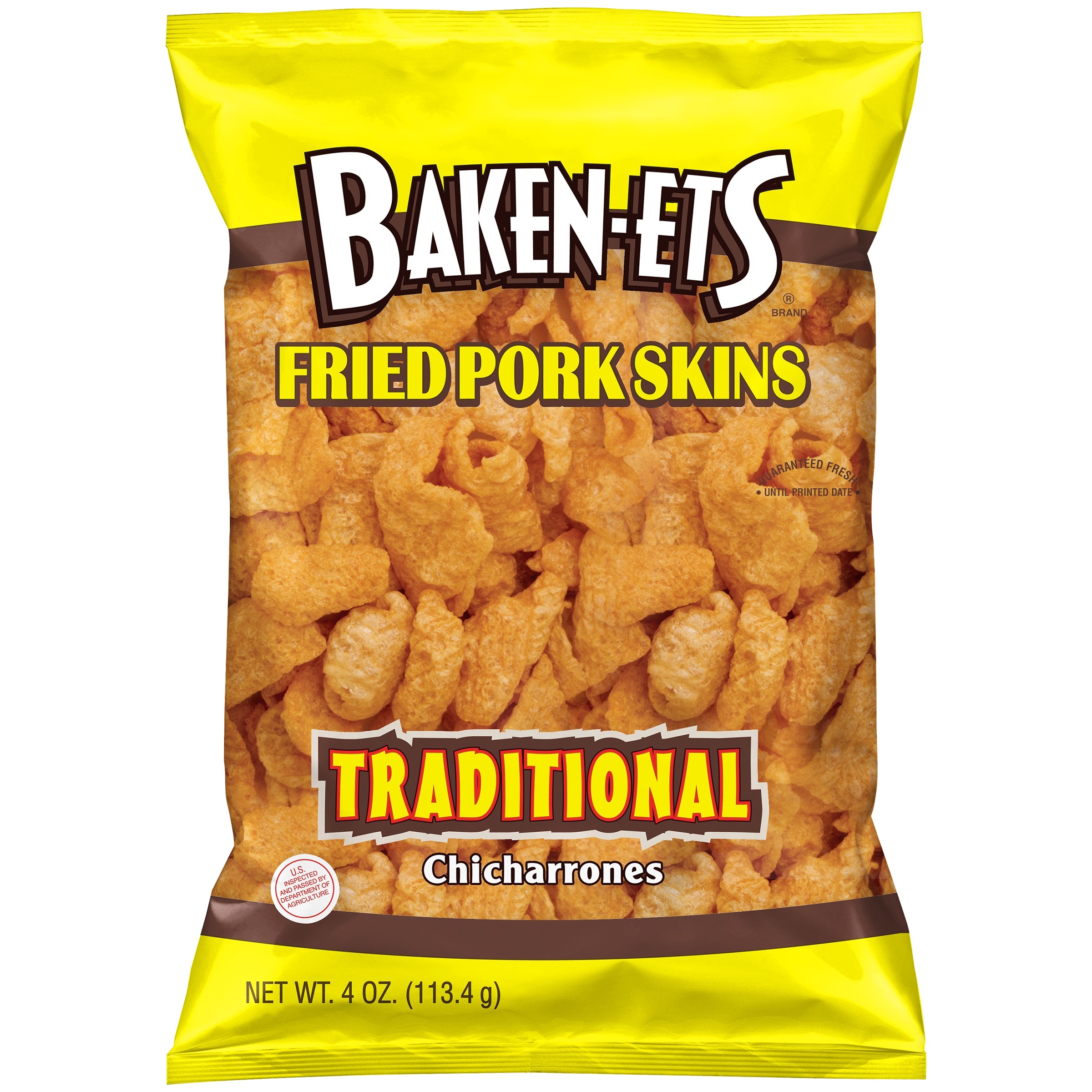 Traditional Chicharrones Fried Pork Skins, 4 Oz. Walmart