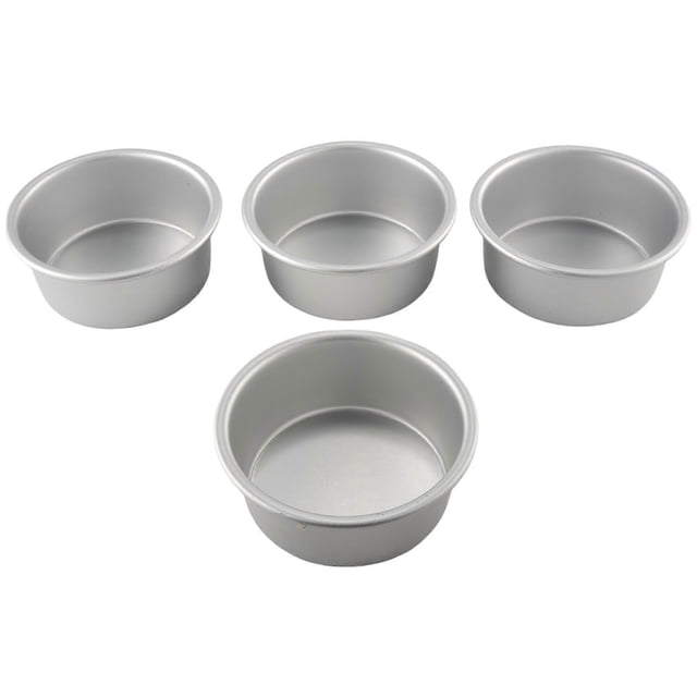 4 Inch Small Cake Pan Set of 4, Baking Round Cake Pans Tins Bakeware