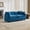 Blue, variant on Double Size Rustic Sofas Cloud Sofa LoveSeat (Ottoman is not included), Modern Sectional Couch, for Living Room Bedroom and Apartment, Comfy Double Layer Upholstered Seat Cushion, Breathable Chenille