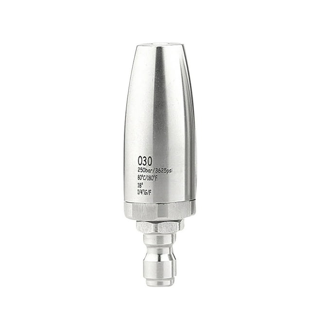 Stainless Steel Water Pipe Nozzle for High-Pressure Car Washers Rotating 360 and Stains with 30 35 40 Sizes