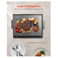 thumbnail image 4 of Carbon Steel Griddle 22x16 inch, Flat Top Grill Plate for BBQ, Teppanyaki, Camping - Portable Family Cookware - Black, 4 of 9