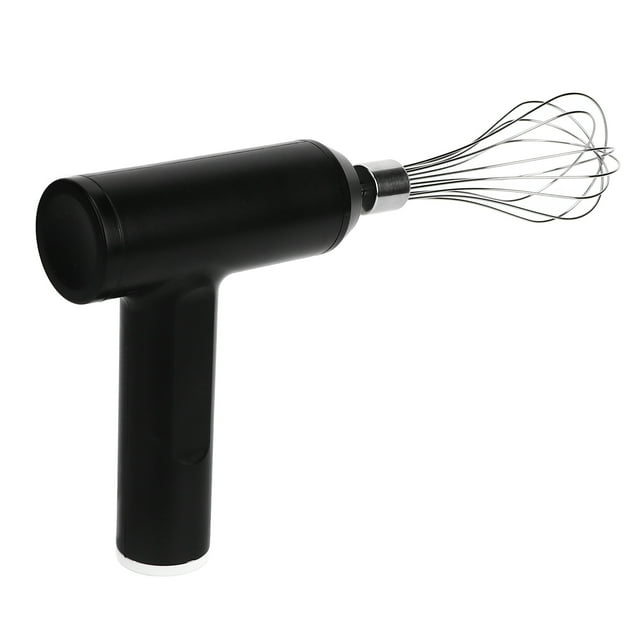 Electric Hand Mixer, Cordless Hand Mixer 1500mah Lithium Battery 4 Modes Curved Edges For Cake Baking For Kitchen Grey