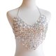 thumbnail image 2 of Cadena De Lencería Chaleco De Cadena De Cuerpo Club Nocturno Halter De Corte Bajo Cadena De Cuello Colgante, Joyas De Cuerpo Bohemia, 2 of 9