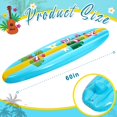 thumbnail image 2 of Tabla de surf inflable Cunhill para playa, piscina, luau party, 5 pies, 2 of 7