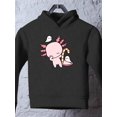 thumbnail image 3 of Cute Axolotl W Candy Hoodie Toddler -Image by Shutterstock,  5 Toddler, 3 of 4