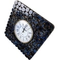 thumbnail image 2 of Wooden MDF Wall Clock (Logged - Dark Blue) - White Roman Dial, 2 of 6