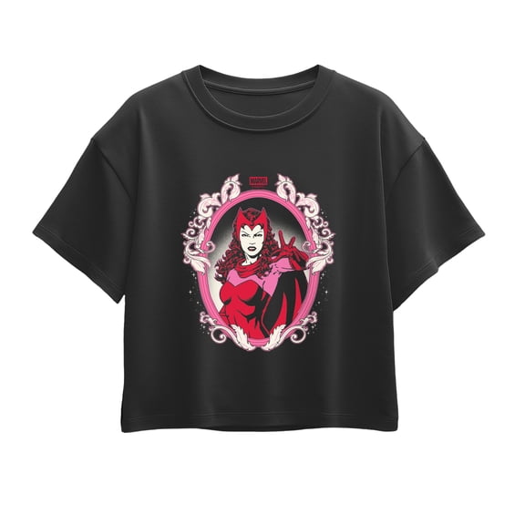 Marvel - Scarlet Witch Coquette - Youth Girls Boxy T-Shirt