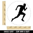 thumbnail image 2 of Man Running Marathon Cardio Exercise Self-Inking Rubber Stamp Ink Stamper - Black Ink - Large 1-1/2 Inch, 2 of 7