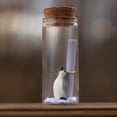 thumbnail image 6 of Opvise Handcrafted Glass Message Bottle with Miniature Penguin & Snowflakes - Personalized Keepsake Gift for Anniversary, Valentine's Day, Birthday, Mother’s Day Penguin, 6 of 7