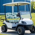 thumbnail image 5 of Pzuqiu Tropical Palm Tree Sailboat 2-Piece Golf Cart Seat Cover Set - Breathable Washable Universal Fit for Most 2-Seater Golf Carts, 5 of 10