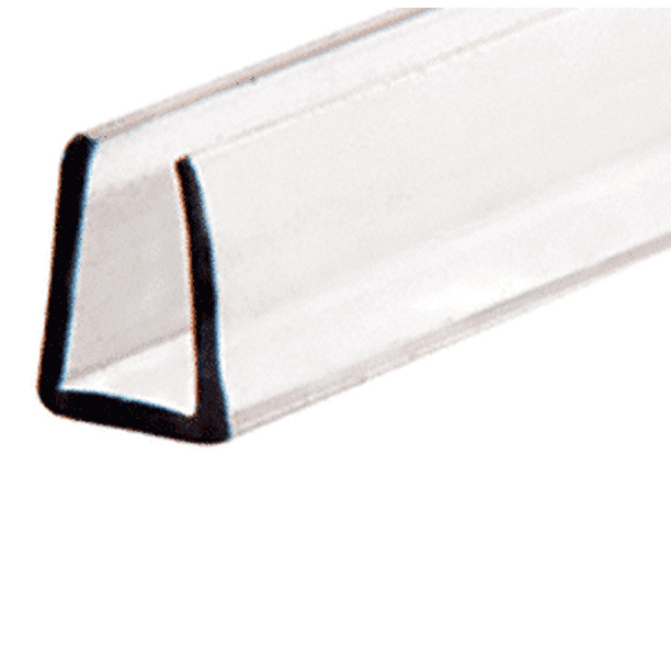 CRL D720 Clear 1/4" Plastic Edge Molding