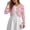 02 Cherry Bow, variant on Plus Size Cropped Cardigan Bolero Shrug Open Front Long sleeve Lightweight Cardigan Sweaters For Women XL-5XL