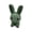 Vert, variante sur Figurines de Lapin de Pâques, Lapin au Crochet, Poupée de Lapin en Peluche Douce Faite à la Main pour Remplir le Panier de Pâques, Mignon Lapin au Crochet Fait à la Main Tricot Mini Lapin Animal Mini Tricot Artificiel Déco de Bureau