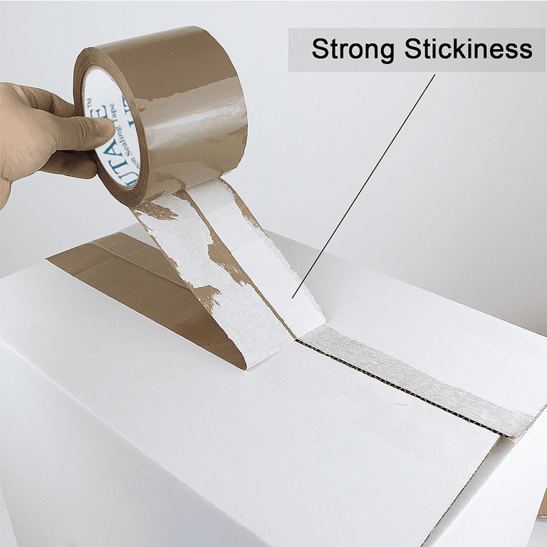 Tan Color Carton Box Sealing Packing Tape, 3