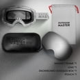 thumbnail image 3 of Gafas de esquí OutdoorMaster PRO sin marco UV400 para hombre y mujer, 3 of 7
