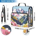 thumbnail image 2 of FORMRS Zipper Binder with Shoulder Strap 2-inch Ring 500 Sheet Capacity File Bag, Abstract Mountain, 2 of 5