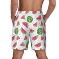 thumbnail image 4 of Fotbe Hand Drawn Watermelon Men’s Swim Trunks Quick Dry Swim Shorts Board Shorts with Mesh Lining-Medium, 4 of 9