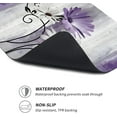 thumbnail image 3 of Purple Daisy Butterfly Washer Dryer Top Cover Mat 23.6"x19.7", Rubber & Non-Woven Fabric Anti-Slip Dust Proof Washing Machine Top Protector Pad, Washer Dryer Covers for The Top, 3 of 6
