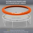 thumbnail image 2 of Φ12ft Trampoline Pad Spring Safety Replacement Gym Bounce Jump Cover EPE Foam, 2 of 9