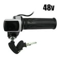 thumbnail image 1 of 36V 48V 60V Electric Scooter Throttle Grip With Key Lock Power Indicator 48V, 1 of 6