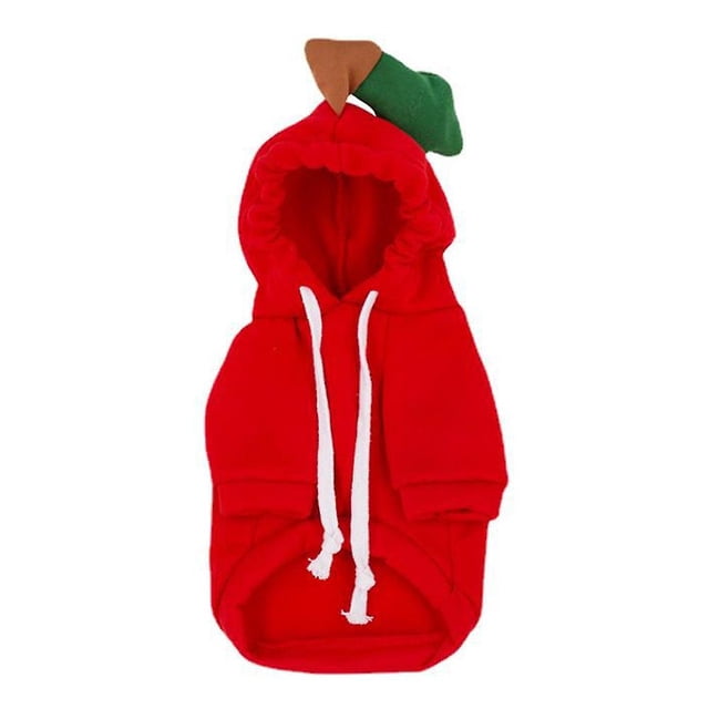 XL Ropa para mascotas Sudadera con capucha para perros - Ropa para clima frío con forma de fruta Traje para cachorros y gatos