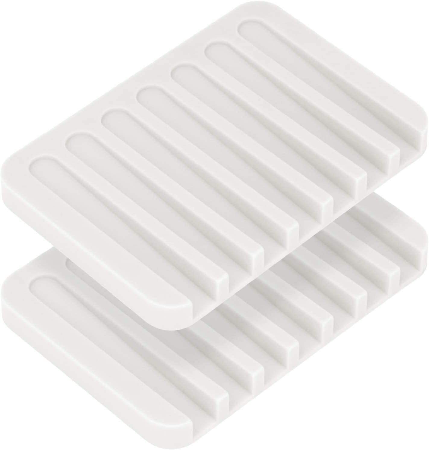 TINGOR Soap Dish Shower Waterfall Soap Tray Soap Saver Soap Holder