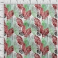 thumbnail image 4 of oneOone Viscose Jersey Red Fabric Leaves Sewing Fabric By The Yard Printed Diy Clothing Sewing Supplies 60 Inch Wide-F5, 4 of 7