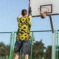 thumbnail image 5 of Sikiie Sunflowers In Vintage Basketball Jersey Reversible Men's Mesh Athletic Sports Shirts Training Practice S-4XLMedium, 5 of 6