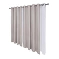 thumbnail image 2 of set 4 cortinas: 2 cortinas 100% blackout beige + 2, 2 of 6