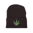 thumbnail image 1 of Patch Short Cuffed Beanie - Green Leaf, 1 of 1