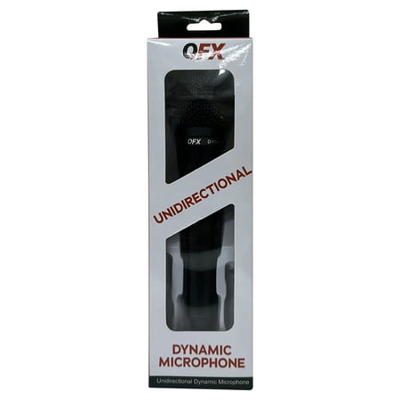 QFX M-106 Unidirectional Dynamic Microphone with 10-foot Cable