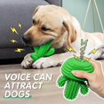 thumbnail image 4 of Cepillo de dientes para perros, cepillo de dientes para perros medianos y grandes, cachorros, regalos de Navidad, cumpleaños de Pascua, juguetes vocales para perros al aire libre, 4 of 5