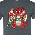 thumbnail image 4 of Inktastic Dragon Holding Dice Christmas Lights T-Shirt, 4 of 5