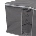 thumbnail image 4 of Unique Bargains Quilts Clothes Beddings Zipper Storage Bag Organizer Container Gray, 4 of 5