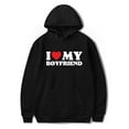 thumbnail image 2 of I Love My Boyfriend Hoodies Merch For Men/Women Unisex Long Sleeve Winter Fashion Pullover Hooded Sweatshirt, 2 of 3