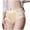 Beige, variant on Matoen Women's Underwear Mid Waisted Nylon Hollow Out Lace Stretch Panties Soft Full Coverage Underpants
